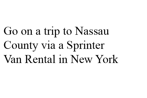 Sprinter Van Limo in New York